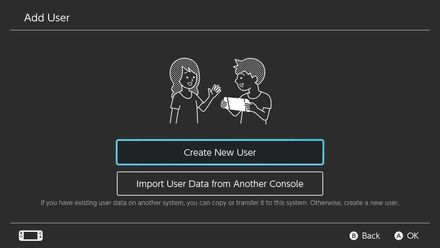 Pokemon UNITE - How to Create a New User in Nintendo Switch - Select Create New User