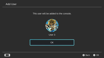 Pokemon UNITE - How to Create a New User in Nintendo Switch - Press Ok