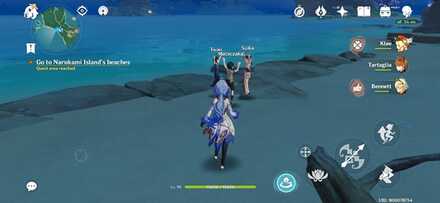 Genshin Impact - The Firework Girls Strange Stories - 3 Children at Narukami Island Beach