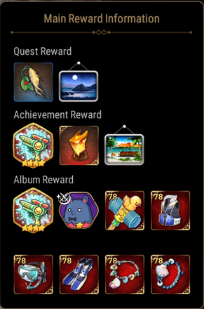 The Holy Order of the Blue Cross and the Mystery of the Treasure Island - Main Rewards.png