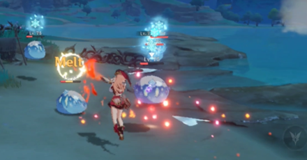 Genshin - Defeat enemies on the way