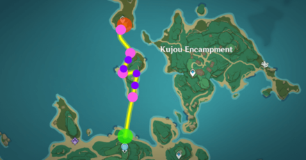 Genshin - Bolt Blitz Challenge 3 Route