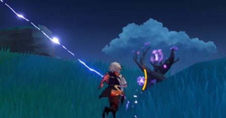 Genshin - Go to the Bough near Thunder Spheres