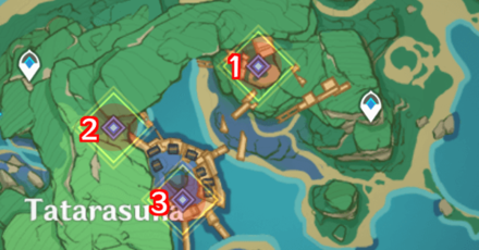 Genshin - Tatara Tales Beacon Map