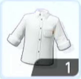 Three-Quarter-Sleeve-Shirt (White) Icon