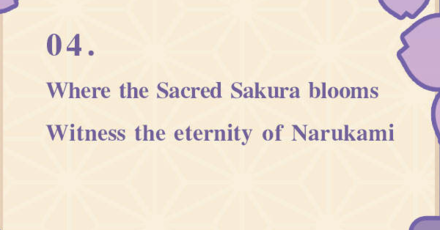 Genshin - Clue 4 of Lightning Hunt