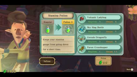 Stamina Potion+ Recipe