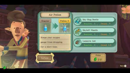 Air Potion+ Recipe