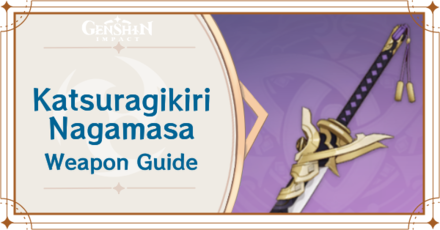 Genshin Impact - Katsuragikiri Nagamasa