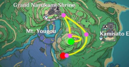 Genshin - Bolt Blitz Challenge 4 Route