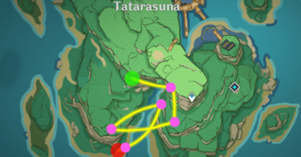 Genshin - Bolt Blitz Challenge 6 Route