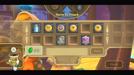 Zelda Skyward Sword HD - Sell Items to Peatrice