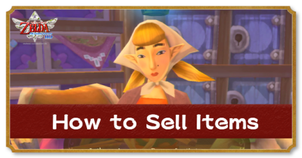 Zelda Skyward Sword HD - How to Sell Items