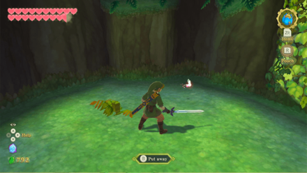 Zelda Skyward Sword HD - Faron Woods Fairy Overworld Location