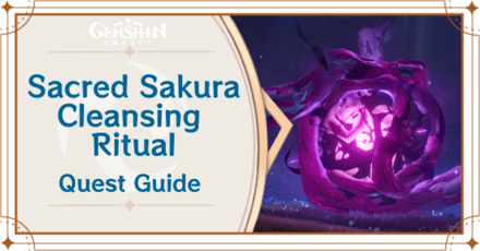 Genshin Impact - Sacred Sakura Cleansing Ritual