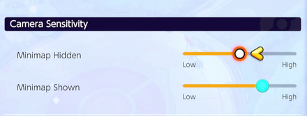 Pokemon UNITE - Camera Sensitivity