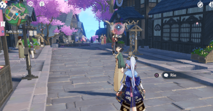 Genshin Impact - Pizza From Another Land - Talk to Rie