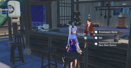 Genshin Impact - Pizza From Another Land - Talk to Kiminami Anna