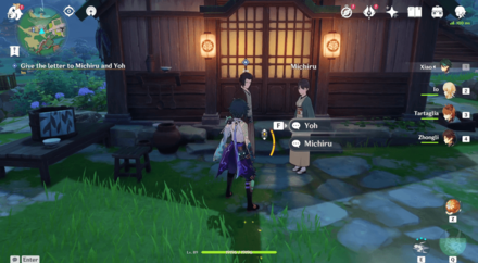 Genshin - Letter to Yoh and Michiru