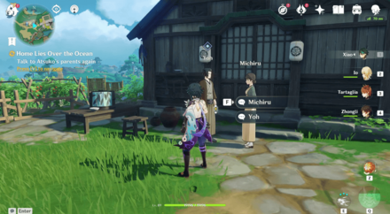 Genshin - Talk to Yoh and Michiru