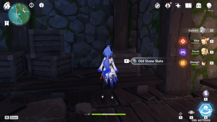 Genshin Impact - The Farmers Treasure - Old Stone Slate 1