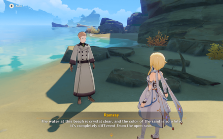 Genshin Impact - International Travel Log - beach
