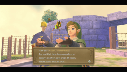 Zelda Skyward Sword HD - Bug Heaven Reward