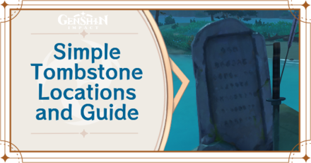 Genshin Impact - Simple Tombstones Banner