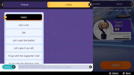 Pokemon UNITE - What Player can do in Chat - Quick Chat