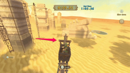 Zelda Skyward Sword HD - Rickety Coaster Double Jump First Track