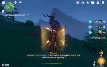 Genshin Impact - Thunder Sakura Location 5