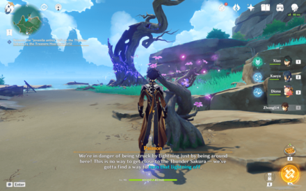 Genshin Impact - Thunder Sakura - Electrogranum