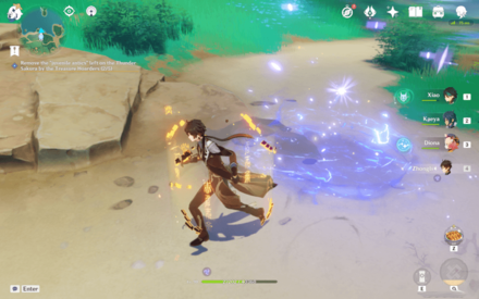 Genshin Impact - Thunder Sakura - Lightning Strike