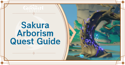 Genshin Impact - Sakura Arborism World Quest Guide
