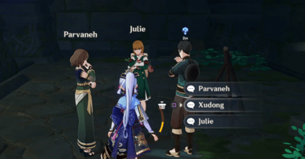 Genshin - The Gourmet Supremos The Deep Divers - Bring the Fress Seagrass to Xudong