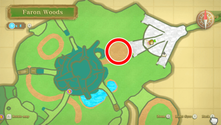 Zelda Skyward Sword HD - Faron Woods Silent Realm Location