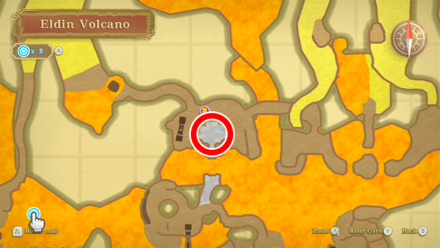 Zelda Skyward Sword HD - Eldin Volcano Silent Realm Location