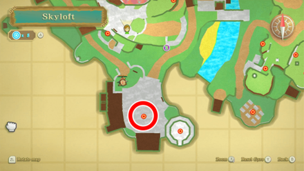 Zelda Skyward Sword HD - Skyloft Silent Realm Location