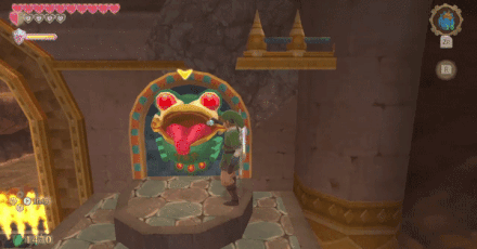 Using Water on Frog - Flame Blockage before Fire Sanctuary.gif