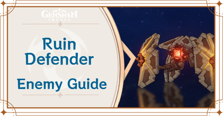 Genshin Impact - Ruin Defender Banner