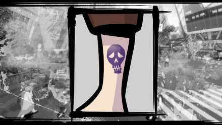 NEO TWEWY Purple Skull C
