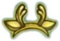 Gold Reindeer Horns
 Icon