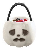 ACNH - The Monochrome version of Spooky Treats Basket