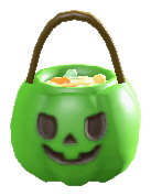 ACNH - The Green version of Spooky Treats Basket