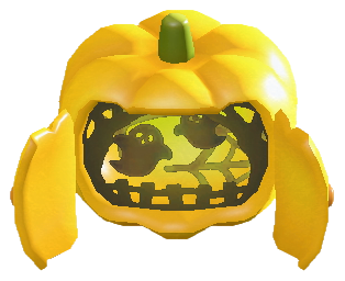 ACNH - The Yellow version of Spooky Trick Lamp