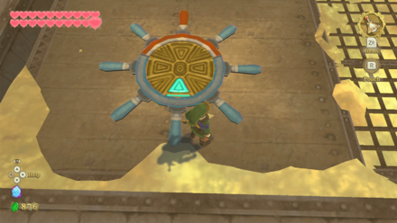Zelda Skyward Sword HD - Sandship Lock Combo Wheel Handle 1