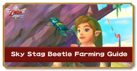 Skyward Sword HD Sky Stag Beetle Farming Guide