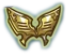 Gold Mysterious Mask Icon