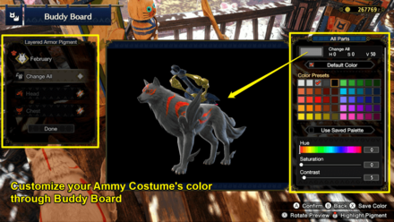 MH Rise - Customize Ammy Costume