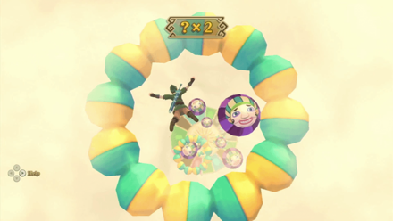 Zelda Skyward Sword HD - Skydiving Roulette Minigame